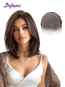 13x6 Lace Front Wig Short Straight Hair, Breathable Material, Lightweight Breathable Daily Wear, High Quality Women's Wig, Seamless No Glue Design, Glueless Wigs