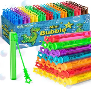 200 PCS Mini Bubble Wands in 10 Colors, Ideal for Birthday Parties, New Year's, Christmas, Valentine's Day, Carnival, Goodie Bag Stuffing, Party Gifts for Kids