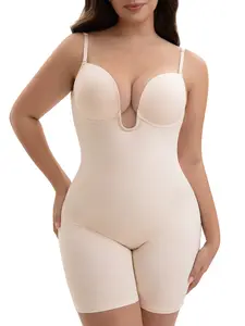 Slimers backless shapewear bodysuit faja for women dress large chests easy peasy low open back snatched body shaper wedding stuff