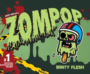 Zompop Certified Autographed Mystery Football Helmet (Minty Flesh Series)