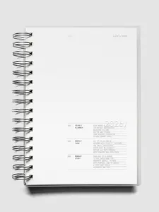2026 Weekly Task Notebook | Monday Start | A5 Spiral