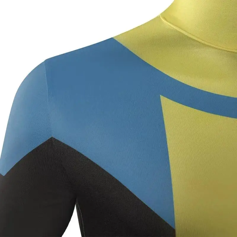 CyHalloween Mark Grayson Cosplay Men Costume Cartoon Invincible Male Superhero Roleplay Fantasia Outfits Carnival Disguise Cloth