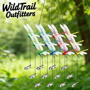 Dragonfly Hat Clips Mosquito Repellent - Baby Kid Friendly Bug Proof Accessory for Outdoor Hiking Camping Butterfly Garden beach split desihat neckband fishing new s925 pure silver sensory fidget stShockproof Android Tablsafety bag baseball suduckbill cap