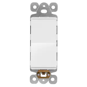 LIDER 15A Decorator Paddle Light Switch, 3-Way or Single-Pole