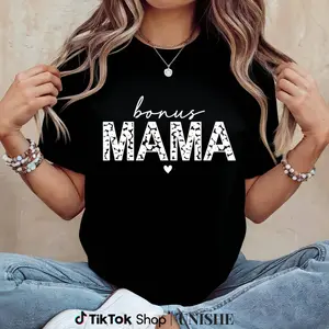 Casual Bonus Mom Shirt – Mother Life Tee for New Moms and Step Moms
