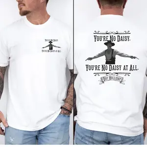 Doc Holliday Daisyyy Tombstone T Shirt – Vintage Western Cowboy Graphic Tee, Shirt For Old West Fans, Unisex Short Sleeve Tee, Casual Clothing Crewneck Tee