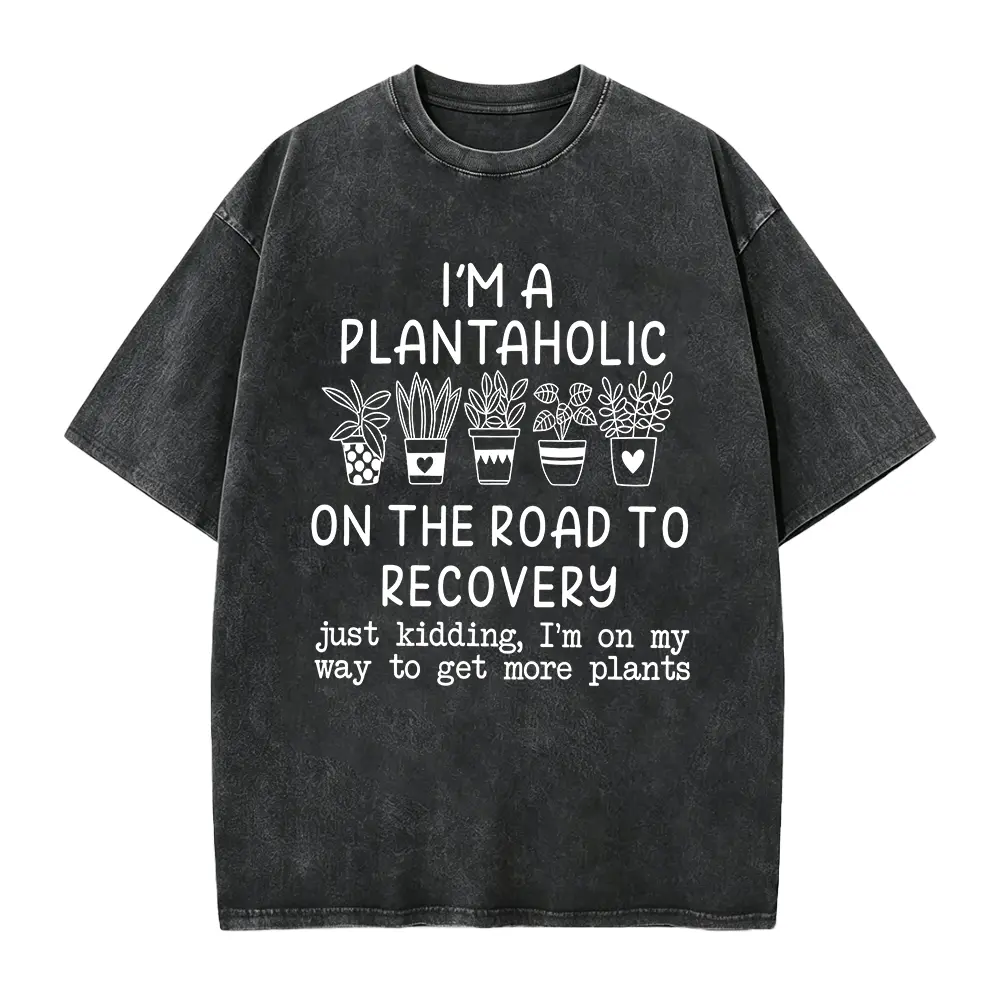 Washed T-shirt-Black