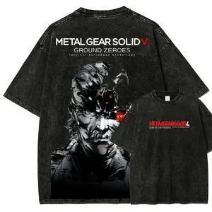 Metal Gear Solid Unisex Fit Washed T-Shirt