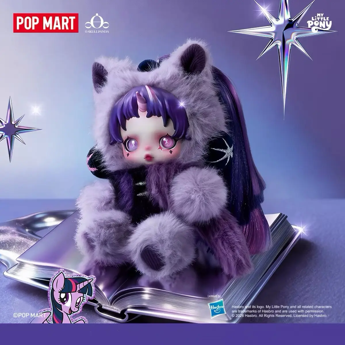 POP MART SKULLPANDA x ML Plush Doll Pendant Blind Box Toy Backpack Charm  Kawaii Collectible Keychain Figure  Y2K Aesthetic Bag Accessory for Girls & Collectors