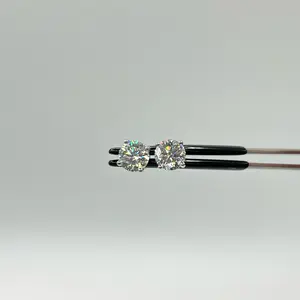 VVS Moissanite 925 Sterling Silver Earrings For Men/Woman