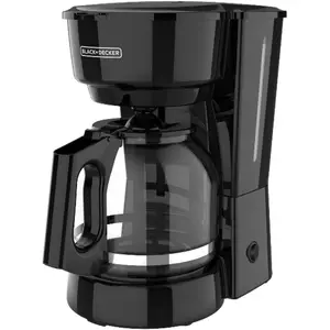 12-Cup Drip Coffee Maker Machine Classic Black Glass Carafe Easy Pour Non-Drip Spout Removable Filter Basket Vortex Brew Technology Easy On Off Switch Keep Warm Plate Countertop Electric Kitchen Appliance For Home Office Dorm Morning Breakfast