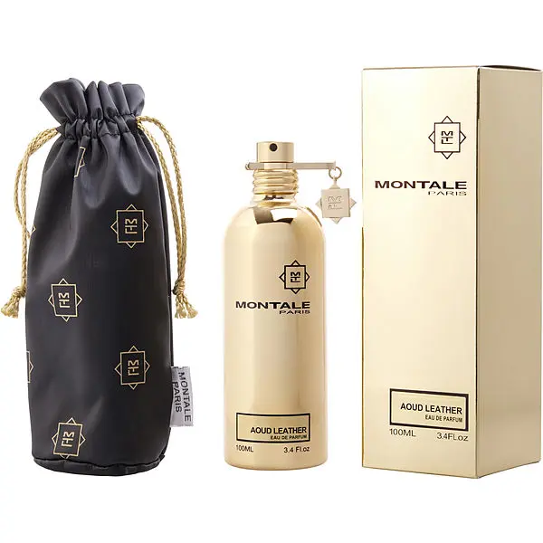 Montale Aoud Leather for Unisex Eau de Parfum Spray, 3.4 Ounce