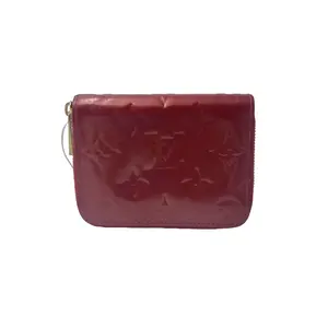 Pre-owned Louis Vuitton france Shoulder Bags H2 red patent leather Monogram Vernis wallet bag