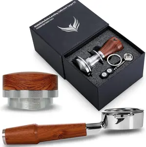 54mm Espresso Machine Accessories Set Coffee Distributor, Spring  Tamper, and Bottomless Portafilter for  Barista Express, Pro, Touch, Bambino, Infuser, Duo Temp Pro