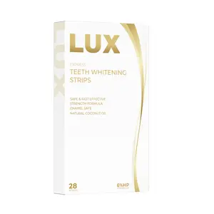 LUX Teeth Whitening Strips | Fast and Effective | Natural Coconut Oil