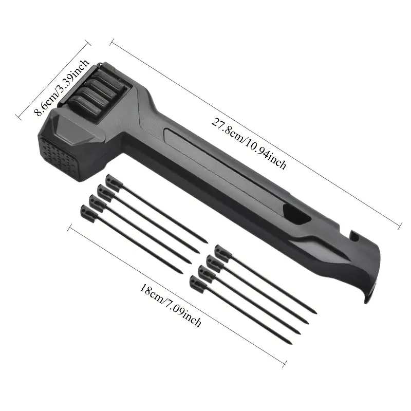 2-in-1 Multifunctional Camping Tool, Tent Stake Puller & Hammer Combo for Outdoor Camping