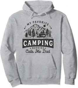 My Favorite Camping Buddies Call Me Papa Family Father Pullover Hoodie - Dacodaqu Shop 25B0CHVLLPDZ