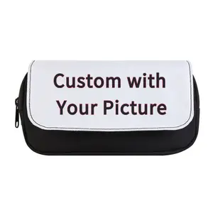Journey Canvas|3PCS Custom Photo Pencil Case| Personalized Pen Pouch| Custom Image Stationery Organizer| Thoughtful Personalized Gift| For Students & Loved Ones