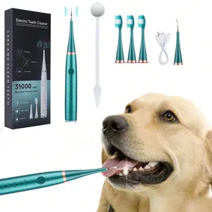 Dog Cat Grooming Smart Dental Ultrasonic Scaler Household Tooth Stone Remover Tooth Cleanertooth Oral Cleaning Tools Toothbrush