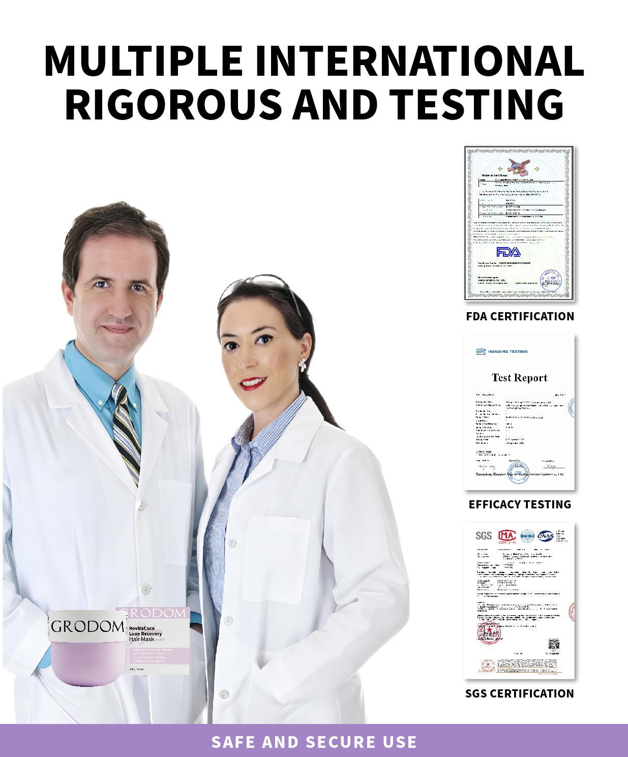 GRODOM Keratin Repair Hair Mask,Deep Conditioning Hair Treatment for Damaged Hair,Anti-Frizz Hydrating Hair Mask for Dry Curly 3A to 4C Hair,Color-Treated Hair Care,Cuticle Sealing Deep Nourishing Hair Repair,300ml