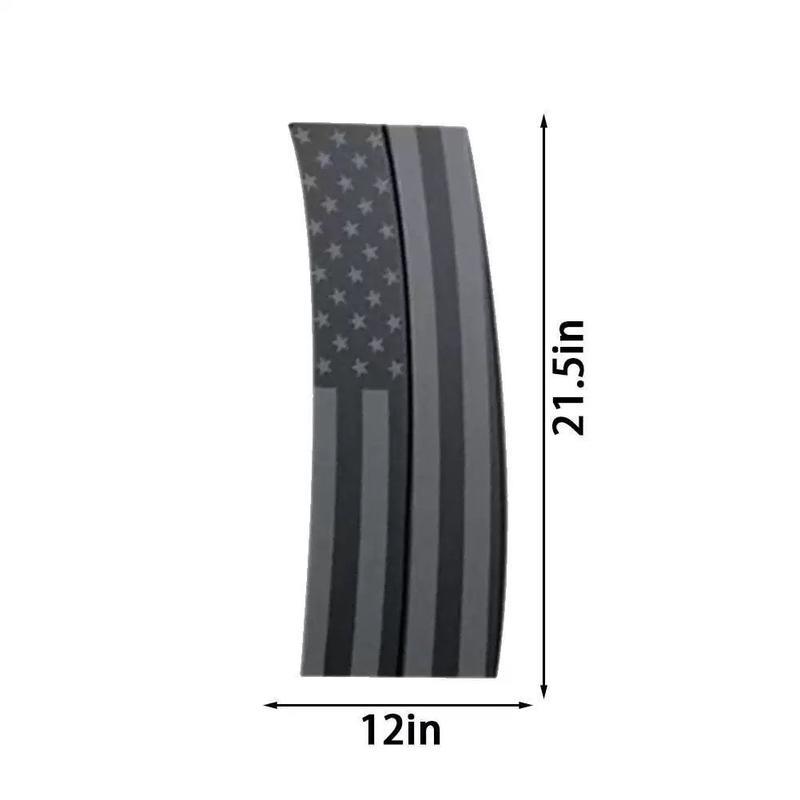 Modern Gloss B-Pillar Car Decals 12"x21.5" - Easy Peel & Stick No Residue, Vehicle Customization Accessories