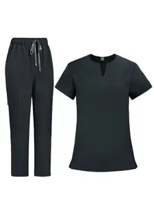 Health Check Straight Leg Pants Short Sleeved Shirt Hospital Nurse Uniform Frosted Suit Nursing Suit Pet Doctor Work Suit