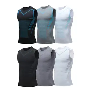 Men's Compression Tank Top - Quick-Dry Sleeveless Gym Vest, Workout Activewear, Gym Workout Clothes, Multi-Size, True-to-Size for Fitness, Bodybuilding