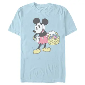 Mens Mickey & Friends Easter Basket Mickey T Shirt