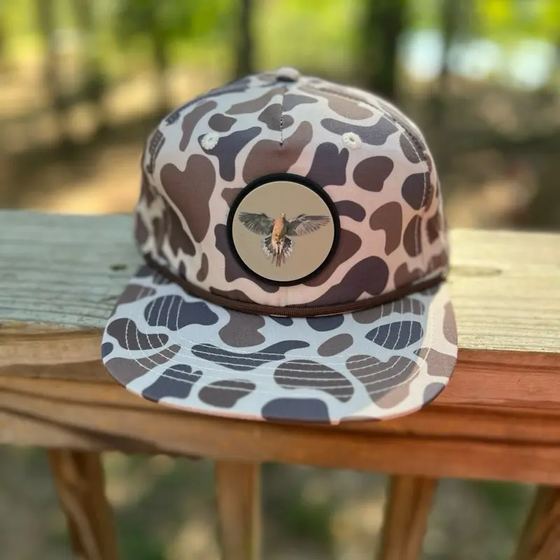 TSD Dove 5 panel in Slough camo with rope