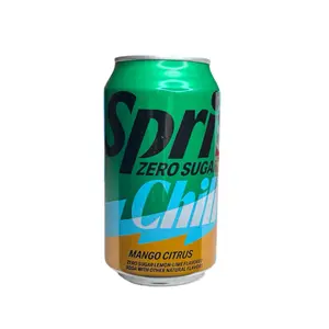 Sprit Zero Sugar Chill Mango Citrus Zero Sugar Lemon Lime Flavored Soda- 1 Can 12 Fl Oz