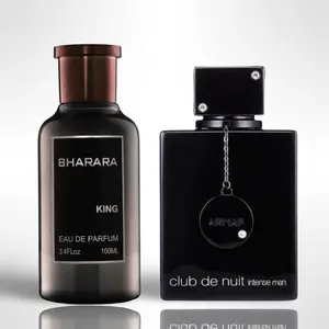 Club de Nuit Intense + Bharara King Eau de Parfum Spray 100ml (3.4 oz) Fragrance Gift Bundle