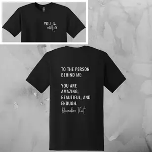 You Matter, Custom Design, Custom Tee, Custom Shirt, Custom T-shirt, Custom Unisex Shirt, Gildan 640 Softstyle