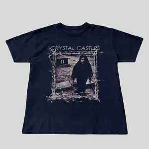 Crystal Castles band tee, 90s grunge graphic shirt, gothic aesthetic, unisex fit