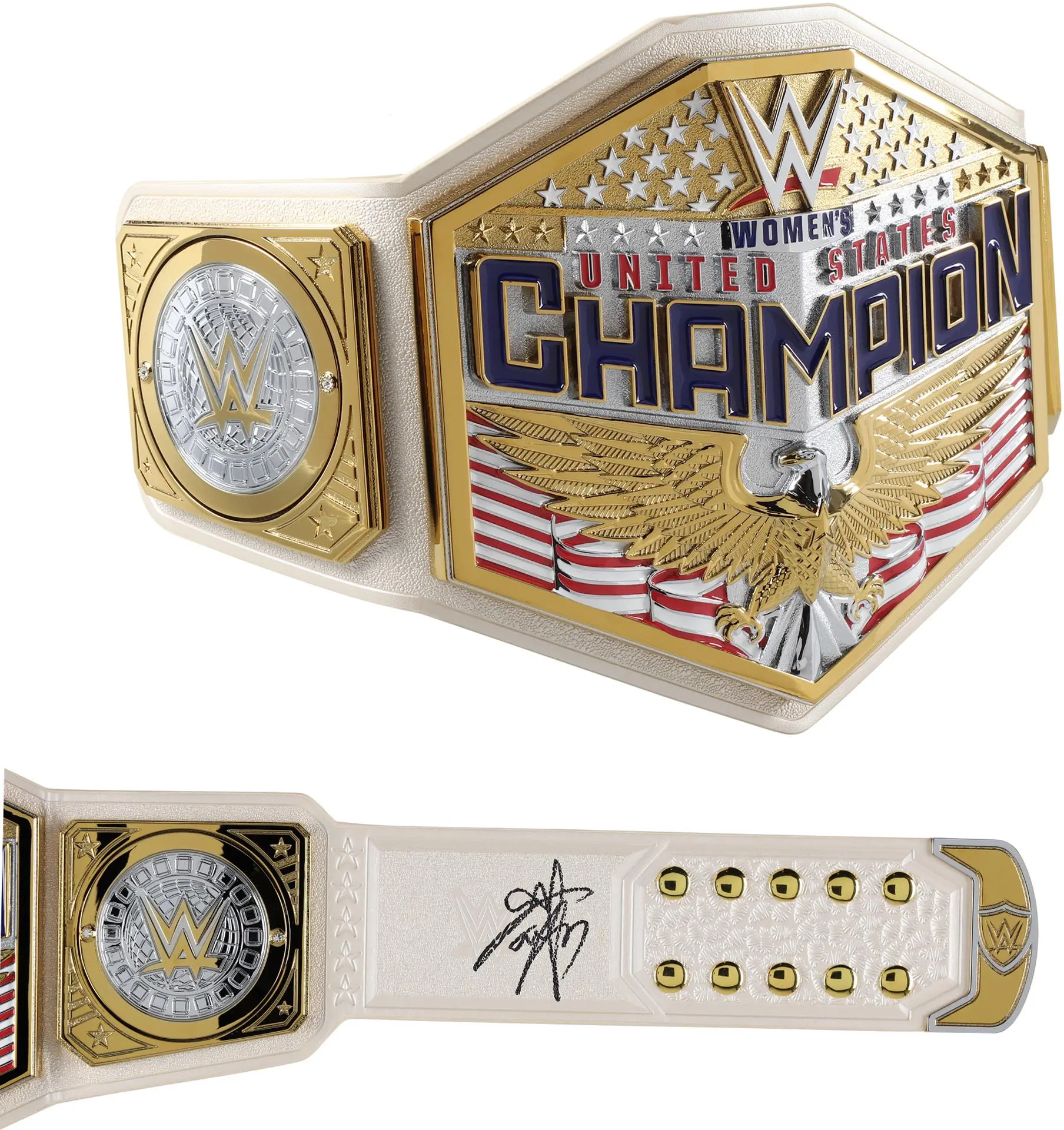 Giulia WWE Autographed Women's United States Championship Replica Title Belt - Fanatics Authentic Certified