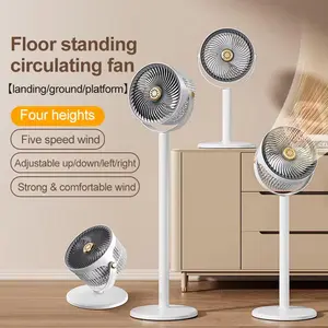 360 Pedestal Fan Air Circulator 11-34'' Adjustable Height Oscillating