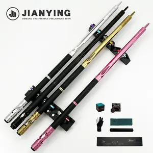 Professional Carbon Fiber Pool Cue Stick, 58" Low Deflection Billiard Cue with 11.8mm Multi-Layer Tip, 3/8×8 Pin Joint, Ergonomic Grip, Tournament Grade