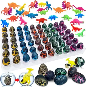 60 Pack Hatching Dinosaur Eggs with Toys – Grow in Water Dino Eggs Kids Party Favors, Easter Basket Stuffers, Birthday Gifts & Classroom Prizes
