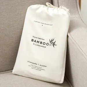 American Home Collection Bamboo Viscose Pillowcases,  400 Thread Count Hotel Luxury Premium Sateen Finish, moisture-wicking, Silky Soft, Breathable & Cooling Set of 2 Pillowcases