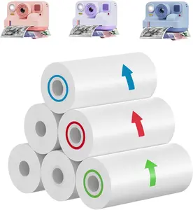 Kids Instant Camera Film Variety of Colors 3 Black and White 1 Blue 1 Red 1 Green Prints 300 Photos for Creative Play Photographic Kit