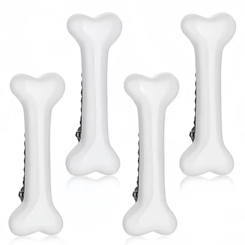 Cute Bone Shaped Hair Clips, 4 Counts Fashionable Hair Accessories for Women & Girls, Minimalist Headwear Suitable for Thick Hair, Claw Clip, Hair Claws, Super Cute Clips, Hairclips