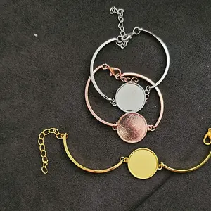 Metal Band Photo Bracelet