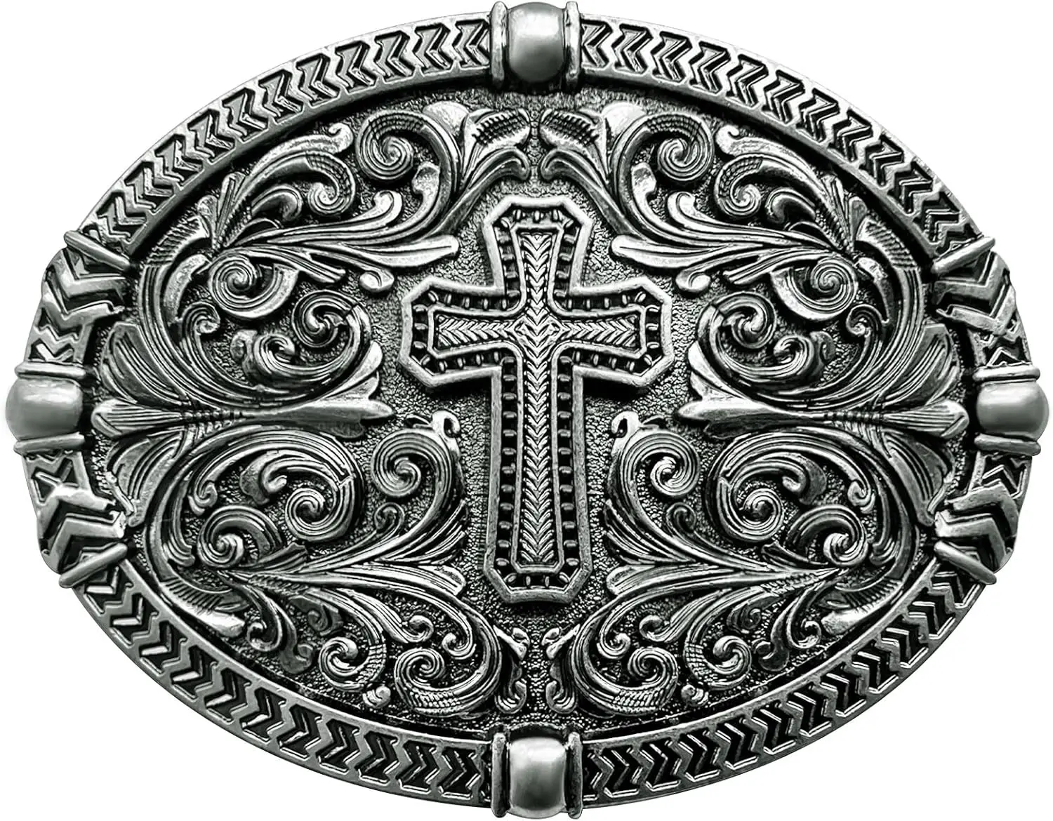 Religious Cross Western Belt Buckles for Men Cowboy Belt Buckle Cowgirl Faith Belt Buckles