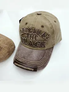 1pc Adjustable Unisex Baseball Cap, Vintage Street Style Design, Suitable for Travel & Driving, Durable Fabric Material