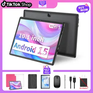【TIKTOK GiftedInLove】PYNAREL Android 15, 5 in 1 Tablet with Keyboard, Mouse, Stylus, Case, 10.1 inch Device, 6000mAh, Springtok Sale
