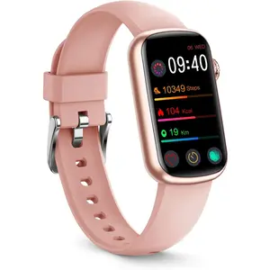 Slim Fitness Tracker with Blood Oxygen, Blood Pressure, 24/7 Heart Rate and Sleep Tracking, IP68 Waterproof Activity Trackers and Smart Watches with Step Tracker, Pedometer for Women Men
