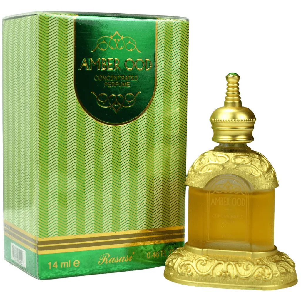 Amber Ood Perfume Oil - 14 ML by Rasasi Fragrance Exclusive Ingredients