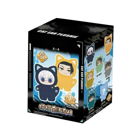 Jujutsu Kaisen Cat Ear Plushie Series Blind Box