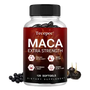 Maca Supplement with Ashwagandha, Ginseng, and Tribulus to Support Endurance, Mood, and Performance
