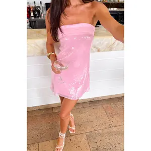 Justin Pink Mini Dress