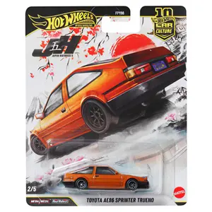 Hot Wheels Car Culture 2026 Japan Historics 5 Toyota AE86 Sprinter Trueno, 1:64 Scale, Diecast Model Car